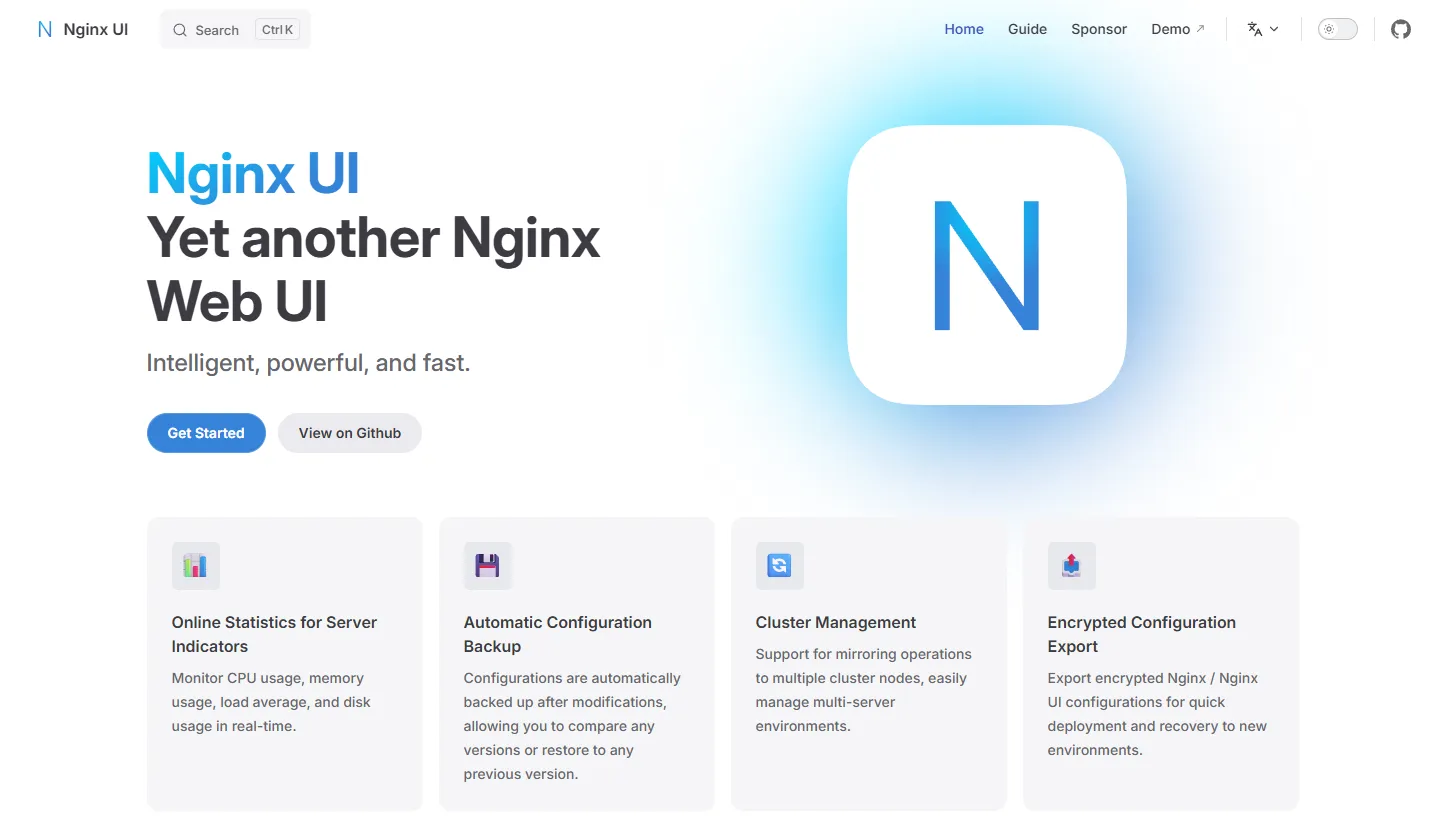 Cover Image for Nginx UIを使ってNginxの設定をWebUIで管理しよう