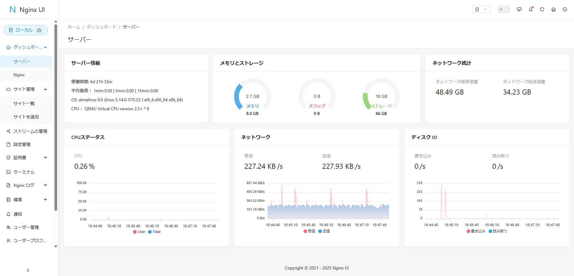 Nginx UIを使ってNginxの設定をWebUIで管理しよう | Katori's Blog